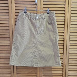 2 For $20 Classic Tan A-Line Women's Skirt